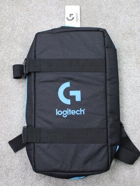 Logitech E-Sport Bag NWT Black Backpack Padded Portable Gaming Keyboard Zipper